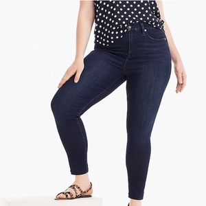 10" highest-rise toothpick jean in deep sea wash